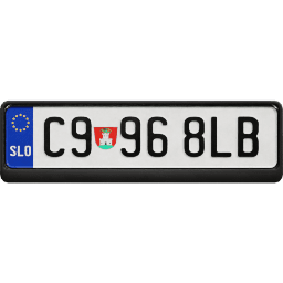 Plate EU Slovenia