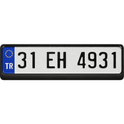 Plate TK Turkey