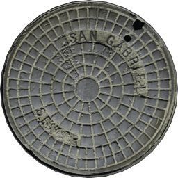 Manhole Circle Centric Lines
