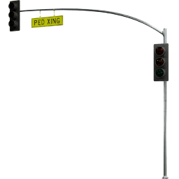 Traffic Light 3+3 570cm