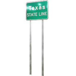 USA Information State Line TX