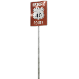 USA Interstate Historic Route 40