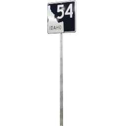USA Interstate State 54 ID