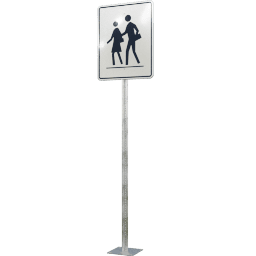 USA Misc Pedestrian Crossing Rectangular