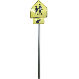 USA Misc School Crossing Left