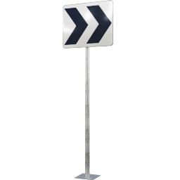 USA Regulation Chevron Roundabout Directional