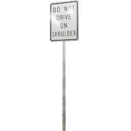 USA Regulation Do Not Drive On Shoulder
