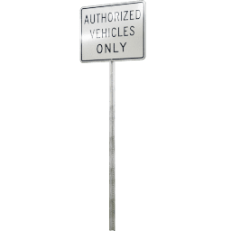 USA Regulation No Unauthorized Vehicles