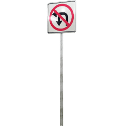 USA Restriction No Left or U Turn