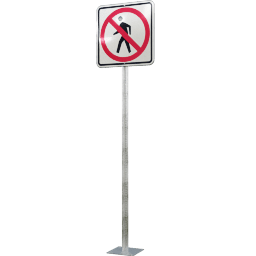 USA Restriction No Pedestrian Access