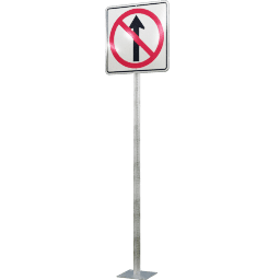 USA Restriction No Straignt Ahead
