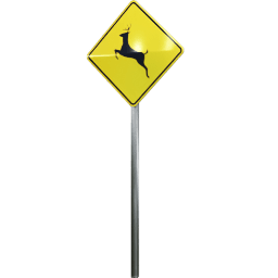 USA Warning Deer