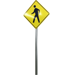 USA Warning Pedestrians