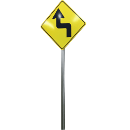 USA Warning Reverse Turn