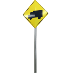 USA Warning Truck Ahead