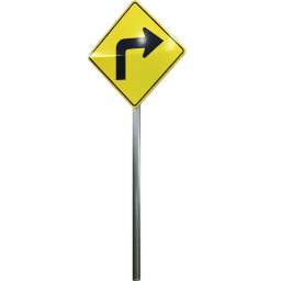 USA Warning Turn
