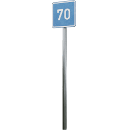 Speed 70kmh Recommended