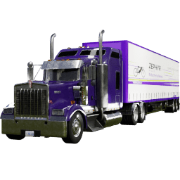Kenworth W900 TR Curtainside A